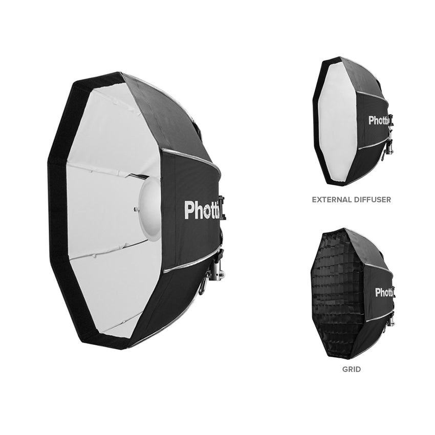 Phottix Spartan Beauty Dish Softbox 70cm / 28 Inches White (82741 , PH82741)