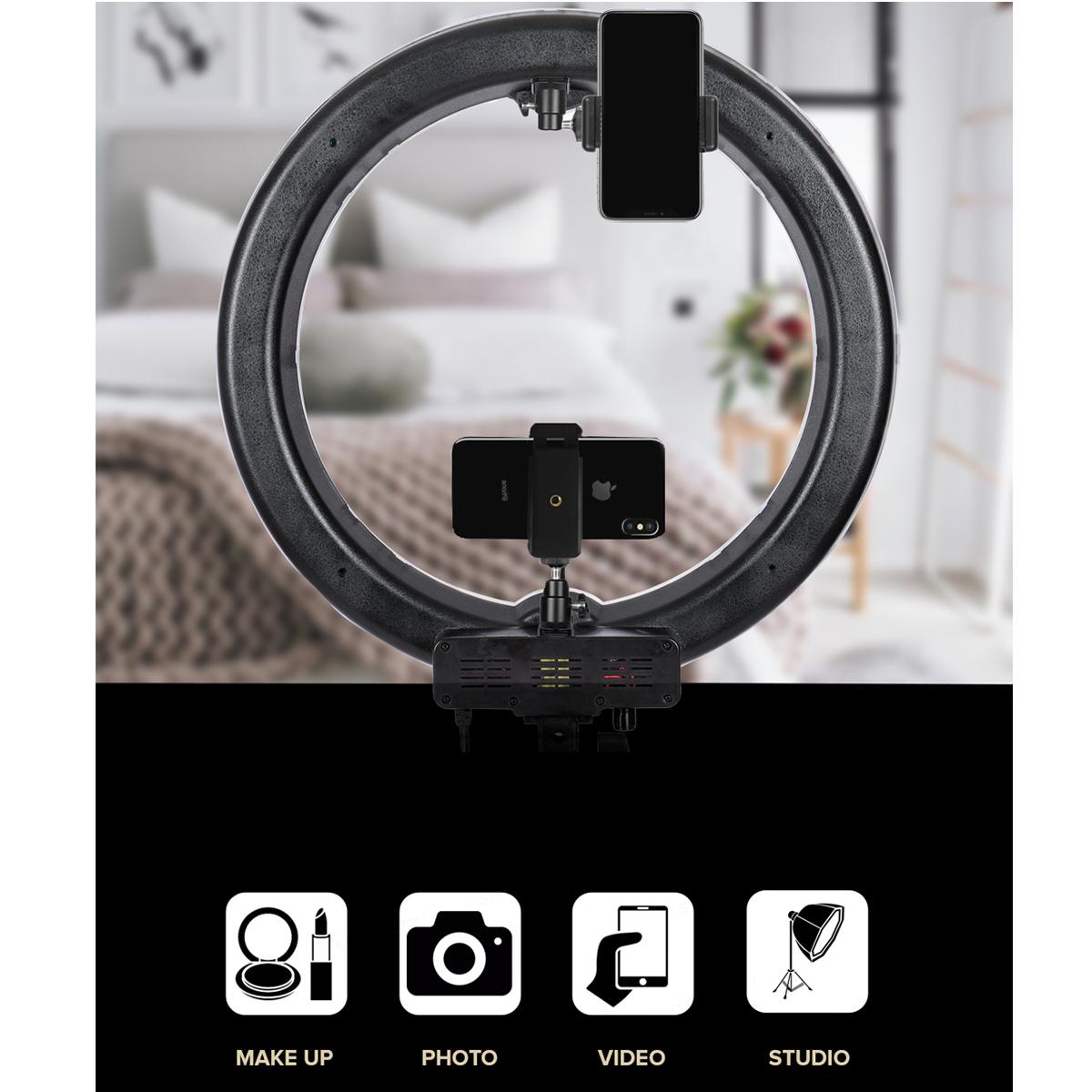 RL45 20 inches LED Ring Light Photographic Lighting for Photo Video Studio Vlog Beauty Photography Lamp