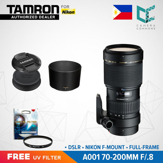 Tamron A001 70-200mm f/2.8 Di LD (IF) Macro AF Lens for Nikon DSLR Nikon F Mount Full Frame