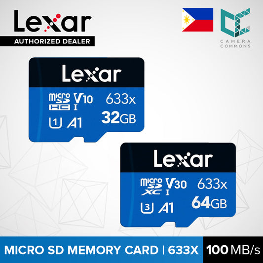 Lexar Professional 633x microSDHC microSDXC UHS-I A1 Micro SD Card Solo (32gb, 64gb)