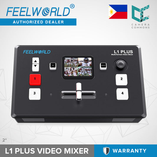 FEELWORLD Livepro L1 Plus V1 Multi Camera Video Mixer Switcher LCD Screen 4 HDMI Input USB3.0 Live Stream