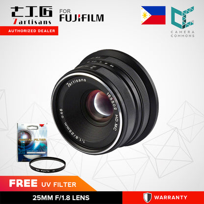 7artisans 25mm f/1.8 Photoelectric Lens for Fujifilm f1.8