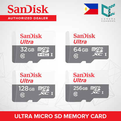 SanDisk Ultra Micro SDHC SDXC Memory Card microSDHC UHS-1 C10 80MB/s 16GB 32GB 64GB 128GB 256GB