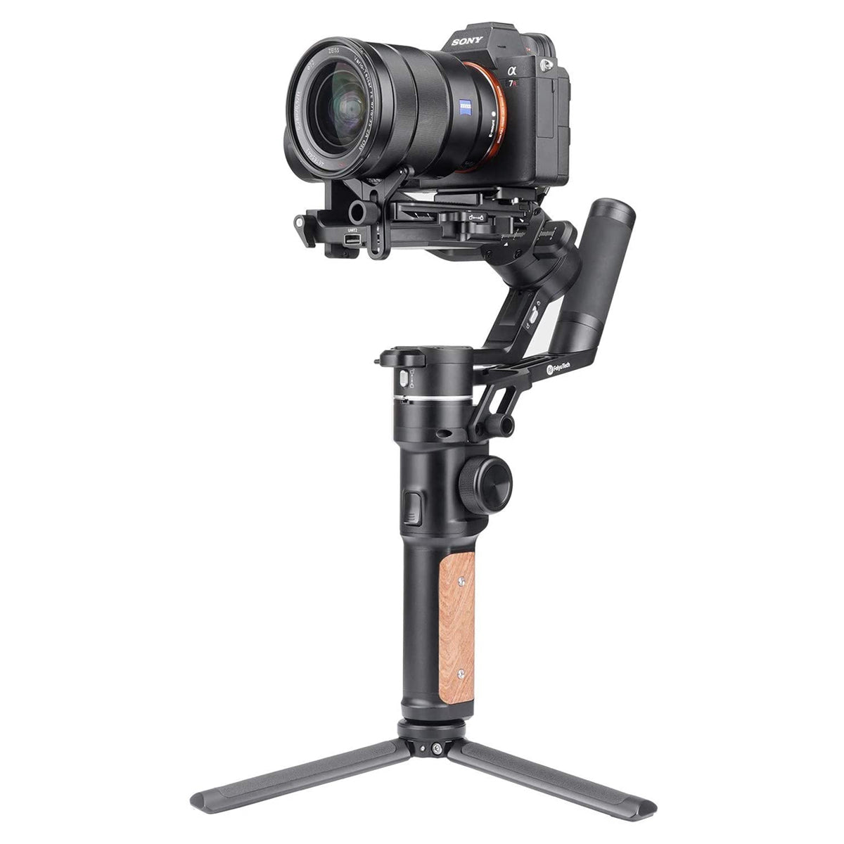 Feiyu AK2000S 3 Axis Handheld Gimbal Stabilizer for Sony a9 a7 ii a6500 Series Canon 5D Panasonic GH5 GH4 Nikon D850 Mirrorless and DSLR Digital Camera, Smart Touch Panel Feiyutech