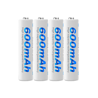 Beston 4pcs Pack AAA 600mAh Ni-MH Rechargeable Batteries