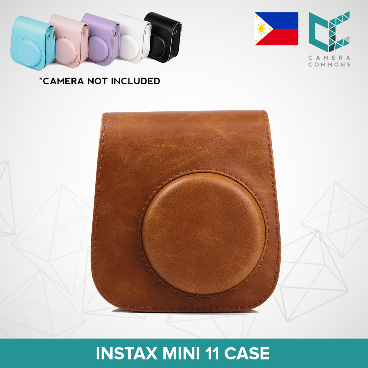 Leather Case Flannel Case Bag Cover Plain Colors for Fujifilm Instax Mini 11 Mini 12 Instant Film Camera PU Leather