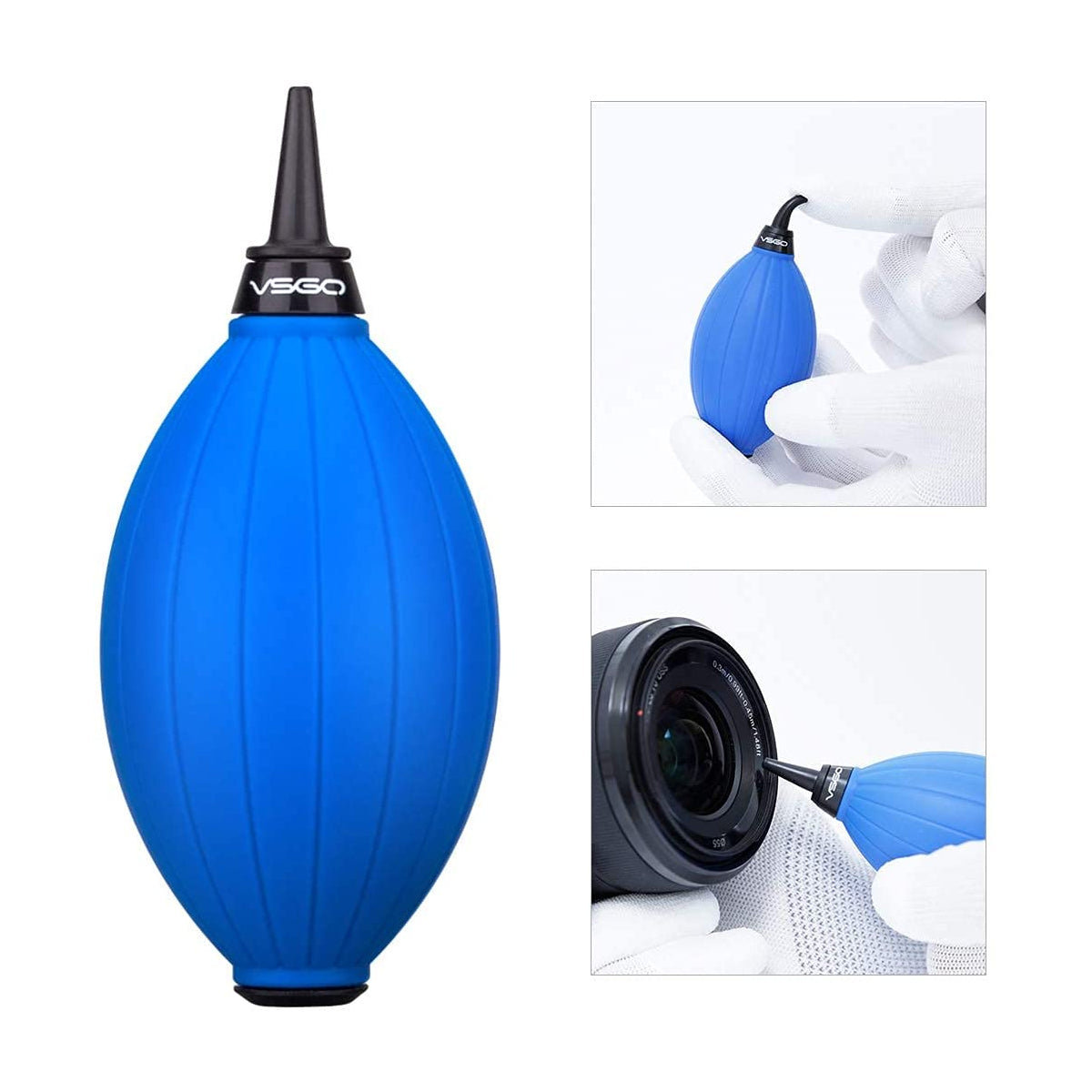 VSGO DKL-15B Travel Kit for Cleaning Lenses Air Blower Blue