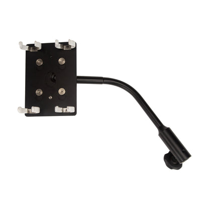 Nanlite Pavotube Double Bank 2 T12 LED Tube Mount with Gooseneck and 5/8in Receiver HD-T12-4-BHG