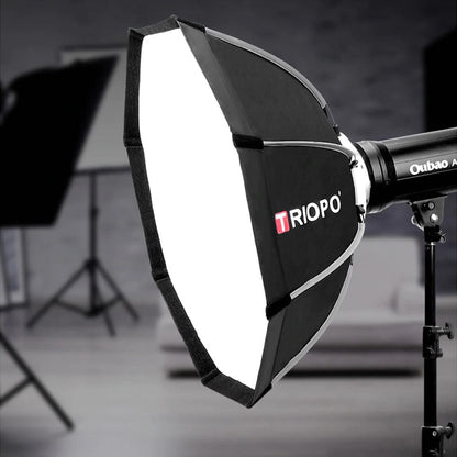 Triopo 65cm Softbox Bowens Mount Octagon Portable Umbrella for Studio Video Photography Outdoor
