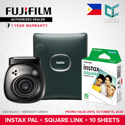 FUJIFILM Instax Pal Digital Camera Only with Detachable Ring Wide Angle Small Tiny Size Bluetooth to App