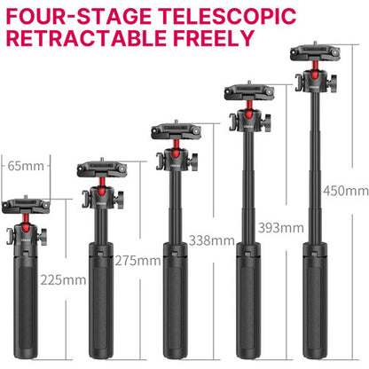 Ulanzi MT-41 Mini Tabletop Tripod Selfie Stick with Ball Head and Cold Shoe MT41 2469
