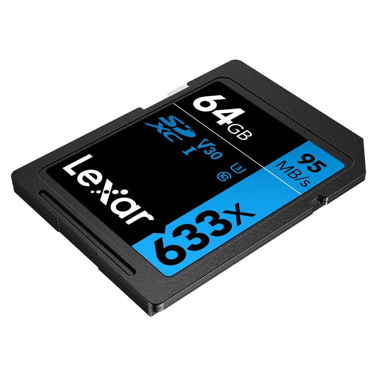Lexar 64GB Professional 633x UHS-I SD Memory Card SDXC Blue Series