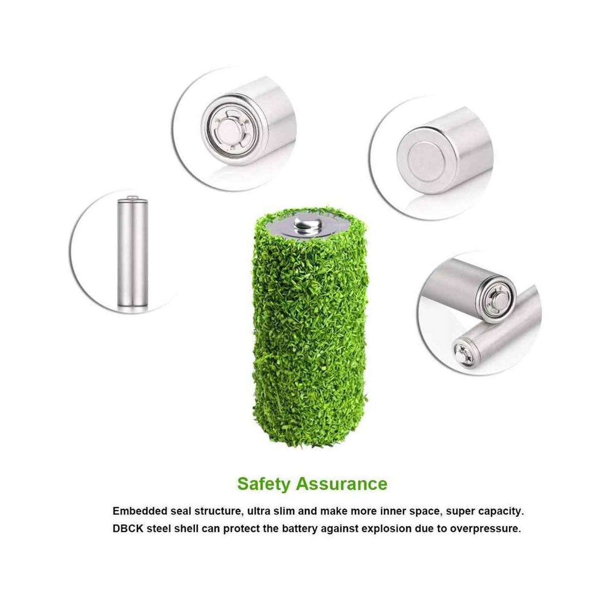 EBL 4 Pack 1.2V AAA Size 1100mAh Rechargeable battery - Ni-MH NiMH Camera Commons PH