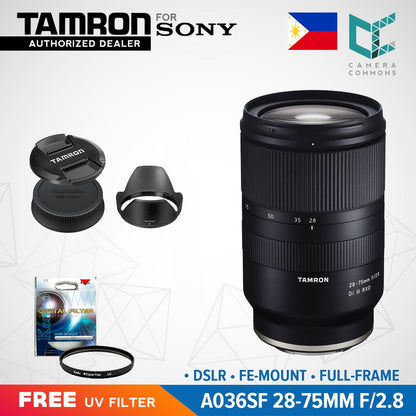 Tamron A036SF 28-75mm F/2.8 for Sony Mirrorless FE Full Frame E Mount A036 A7 iii a73 a7r a7 ii a7