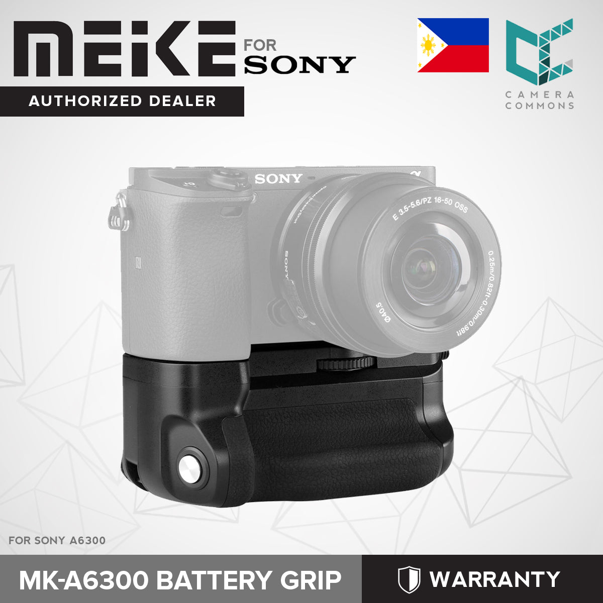 MEIKE MK-A6300 Battery Grip for Sony A6300 A6000