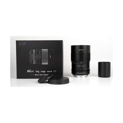 7artisans 60mm f/2.8 II Photoelectric Manual Focus Macro Lens for Sony E Mount Cameras A6500 A6400 A6300 A6000 A5100 A5000 EX-3 NEX-3N NEX-3R NEX-F3K NEX-5 NEX-5N Mirrorless Cameras