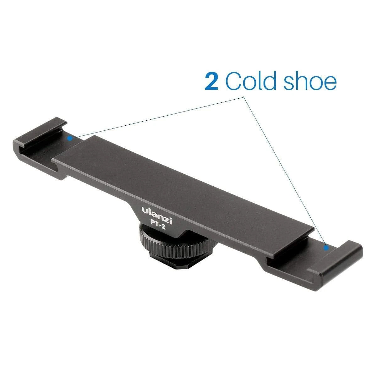 Ulanzi PT-2 Dual Cold Shoe Extensior Bar Plate
