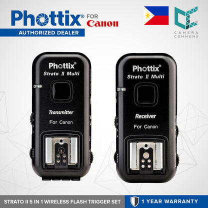 Phottix Strato II Multi 5 in 1 Trigger Set for Canon PH15651