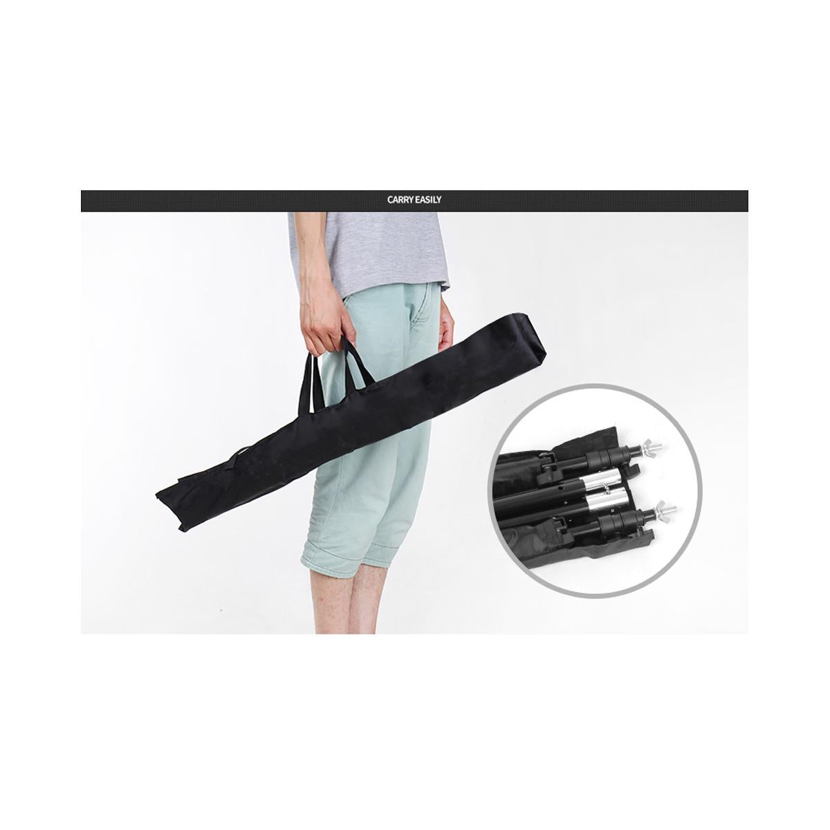 Background Stand 2 x 2m / 6.5 x 6.5ft with Carrying Bag Photography Video Adjustable Studio Photo Backdrop Support