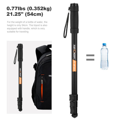 K&F Concept MP-2624 Camera Monopod 4-Section 67"/171CM Compact Portable Travel DSLR Monopod KF09.011
