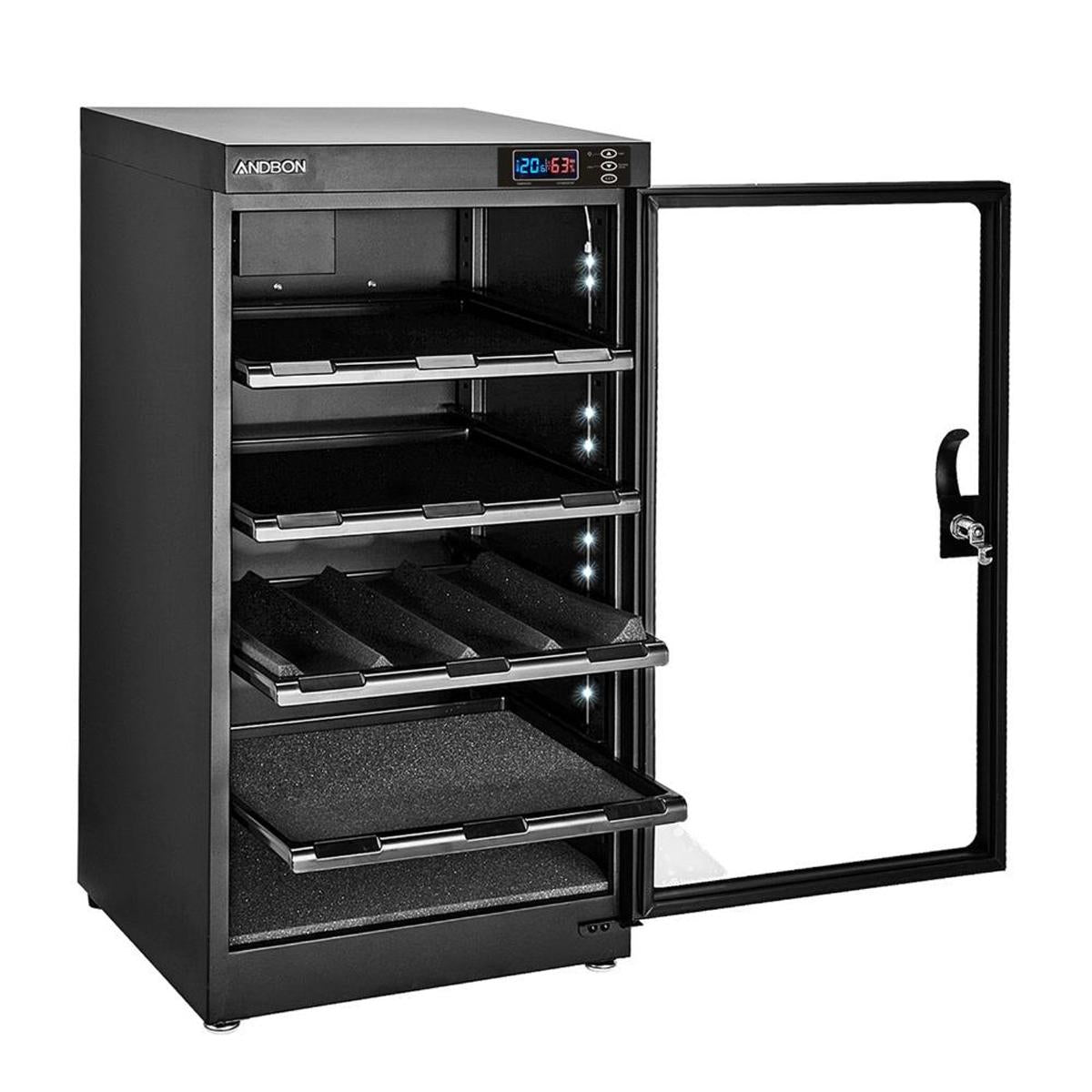 Andbon AD-100S 100L Electronic Automatic Digital Control Dry Cabinet Storage AD100S