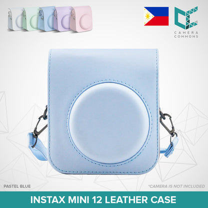 Leather Case Flannel Case Bag Cover Plain Colors for Fujifilm Instax Mini 11 Mini 12 Instant Film Camera PU Leather