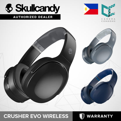 SkullCandy Crusher Evo Wireless Sensory Bass Over-Ear Headphone Headset with Personal Sound