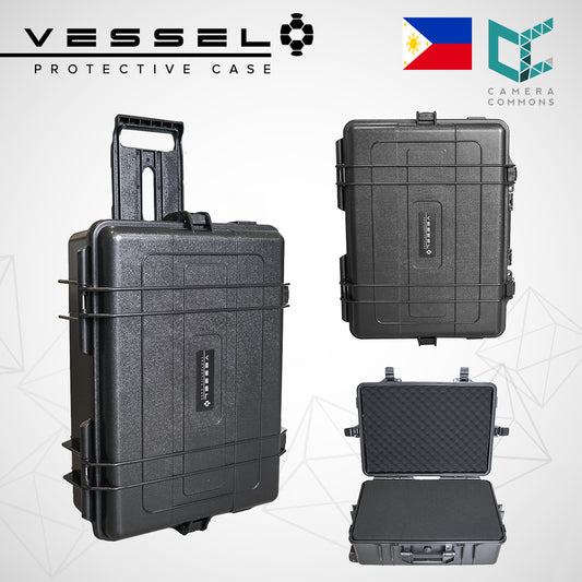 VESSEL CC5 Trolley Hard Case Camera Photography Equipment Case (Black)