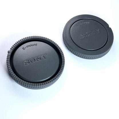 Sony Rear Lens Cover + Front Body Cap for Sony E Mount NEX Mirrorless Camera Replacement Cover
