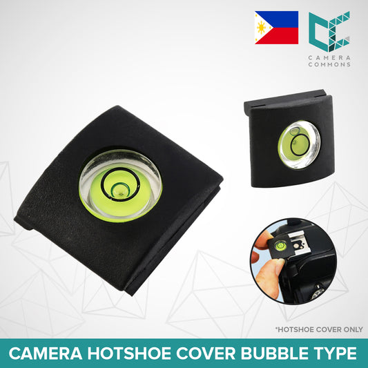 Universal Camera Hotshoe Cover Regular + Bubble Type Level Indicator for DSLR Mirrorless