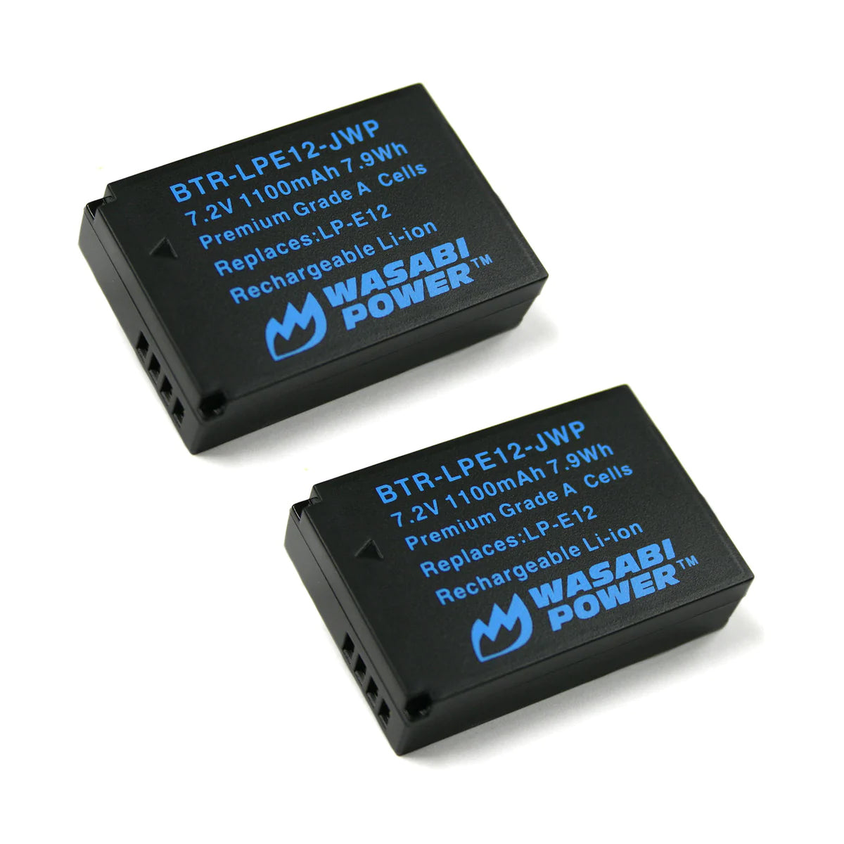 Wasabi Power LP-E12 Dual Kit Battery Charger for Canon Cameras LPE12