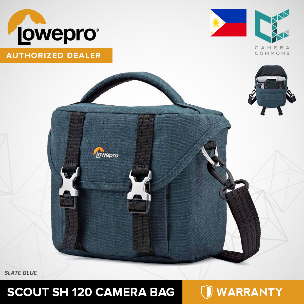 Lowepro Scout SH 120 Shoulder Bag for Mirrorless Camera Gears