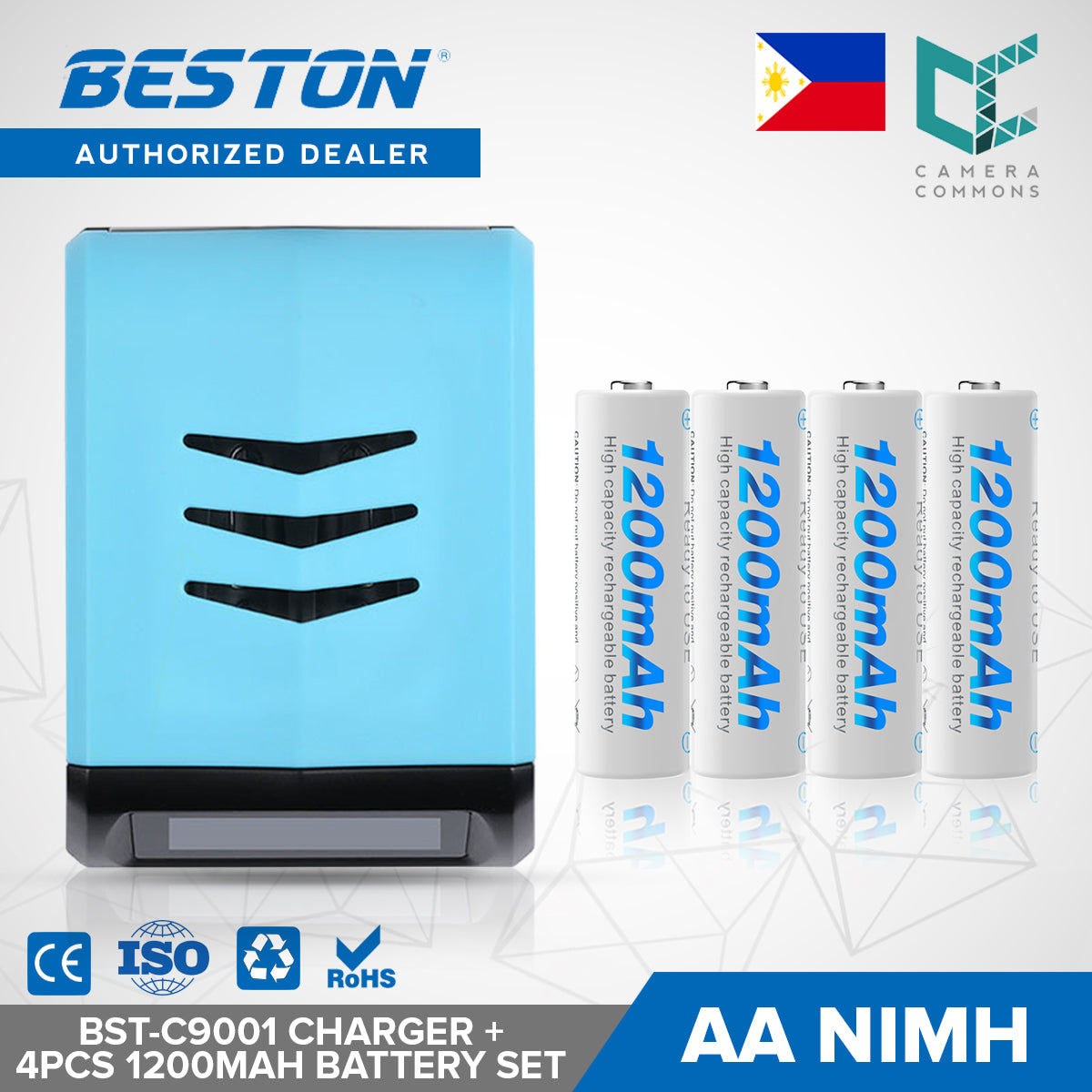 Beston SET C9001 Charger + AA AAA Nimh Battery 600mah 800mah 1100mah 1200mah 1300mah 3000mah