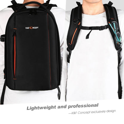 K&F Concept Nylon Large DSLR Camera Backpack for DSLR Mirrorless Camera Travel Photography Bag - KF13.037 SHUTTERPAK LARGE