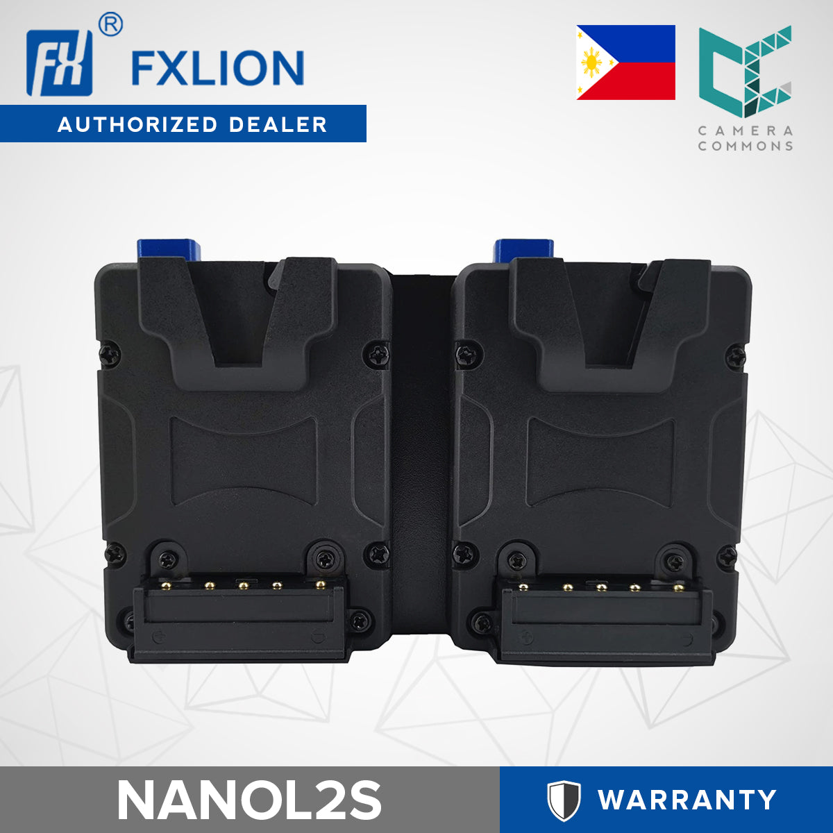 Fxlion Dual V-Mount Plate to Standard Size V-Mount Plate for Nano One and Two
