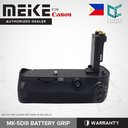 MEIKE MK-5DIII BG-E11 BG Battery Grip for Canon 5D Mark III 5Ds 5Ds-R