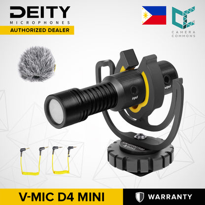 Deity Microphones V-Mic D4 Mini Ultracompact Camera-Mount Shotgun Microphone