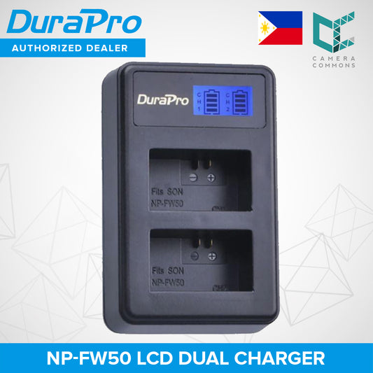 CLEARANCE DURAPRO CHARGER LCD Dual NP-FW50