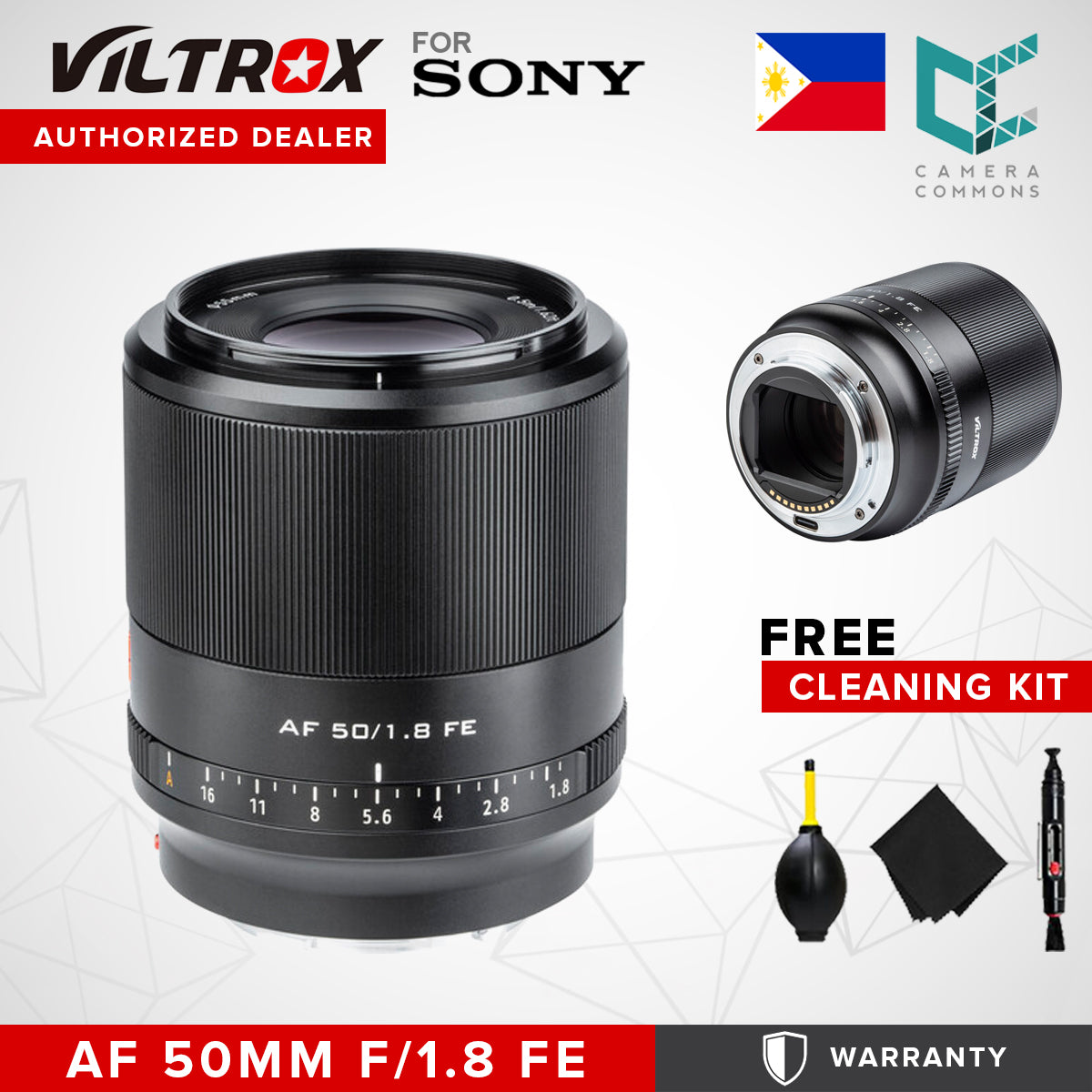 Viltrox 50mm f/1.8 Lens for Sony E-Mount