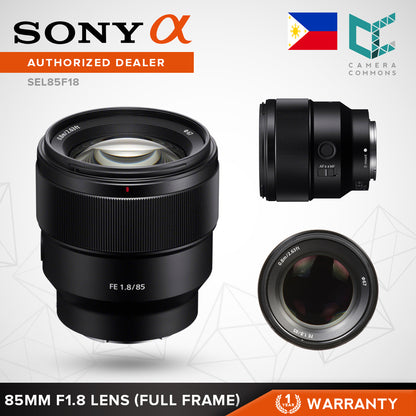 Sony Lens FE 85mm f/1.8 SEL85F18