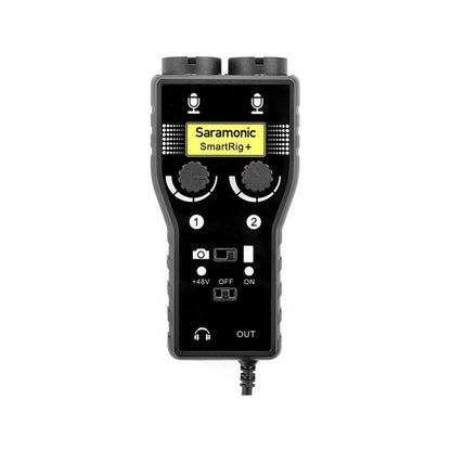Saramonic SMARTRIG+ 2-Channel XLR Microphone Audio Mixer Preamp Guitar Interface Mic