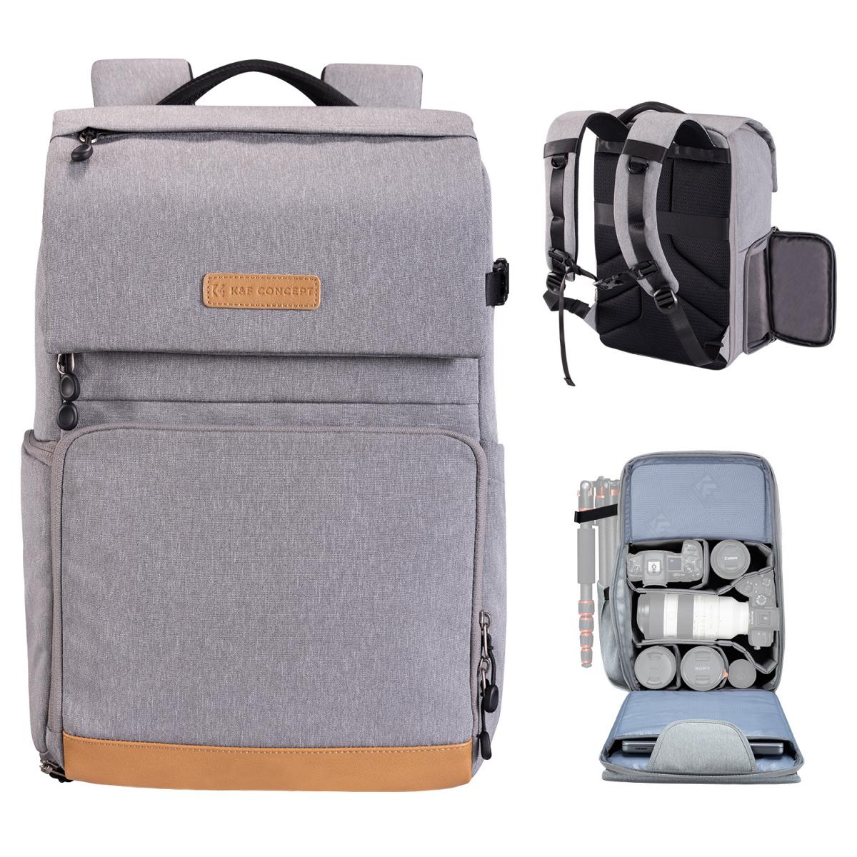 CLEARANCE K&F Concept Camera Backpack KF13.104V1 Odyssey 22L Large Capacity 15.6" Laptop for Cameras