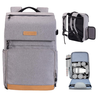 CLEARANCE K&F Concept Camera Backpack KF13.104V1 Odyssey 22L Large Capacity 15.6" Laptop for Cameras