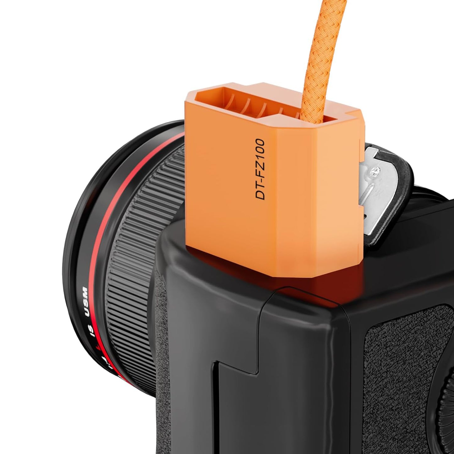 ZGCINE D-Tap / USB-C PD to FZ100 Dummy Battery Cable Braided Wire for Sony Cameras