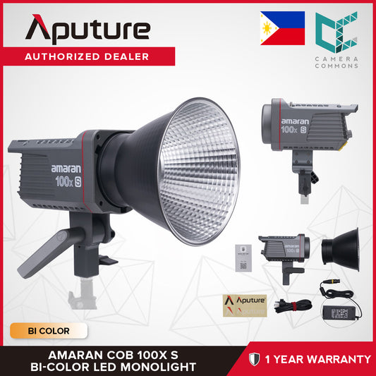 Aputure Amaran COB 100x S BiColor LED Monolight 2700-6500K CCT CRI 95 BiColor Studio Lighting