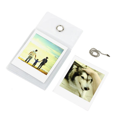 Clear Hanging Photo Album 6 Pockets Slots Plastic for Fujifilm Instax Square Film