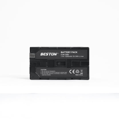 Beston SET NP-F960 LCD Charger + 2 PC Battery 7200mAh Sony F960 NPF960