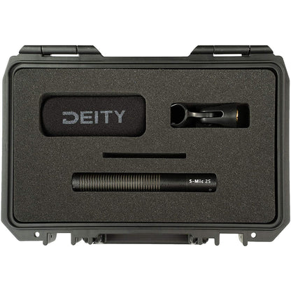 Deity Microphones S-Mic 2S Shotgun Microphone, Ultra Low Off-Axis Coloration, Low Inherent Self-Noise, Weather Resistant, RF-Interference Proof, 24V/48V Phantom Powering, Super Cardioid Pickup Pattern, Only 3oz