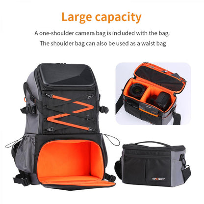 K&F Concept Torque Black Professional DSLR Camera Backpack with Laptop Compartment | KF13.107