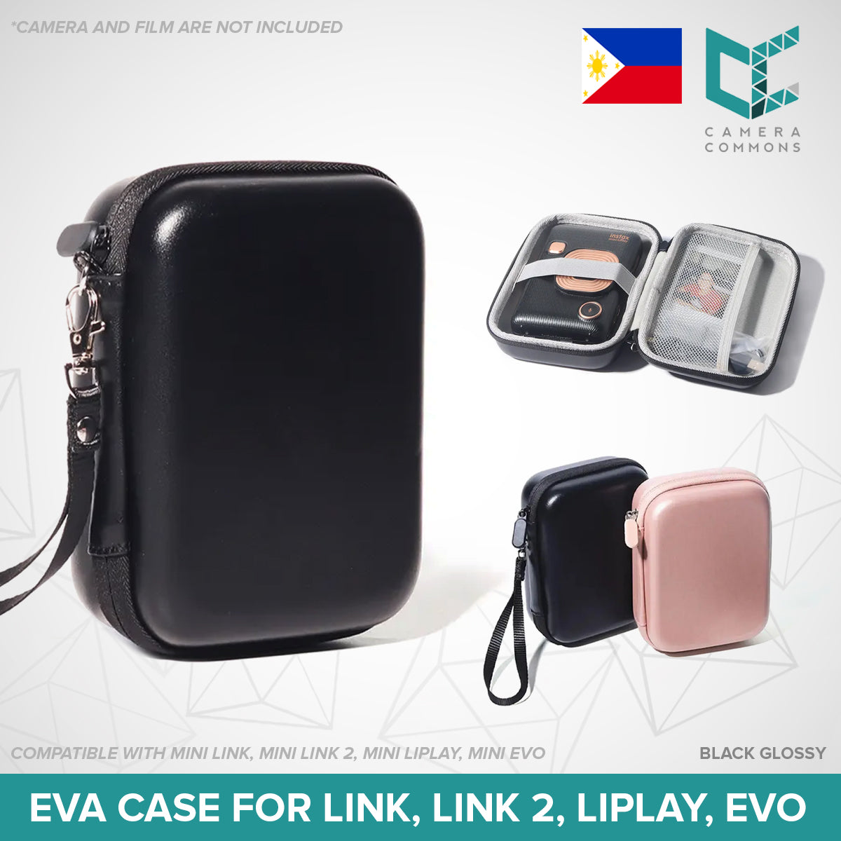 EVA Hard Case Shockproof Protective Case Storage Bag for Instant Instax Mini Evo Link Link2 Liplay